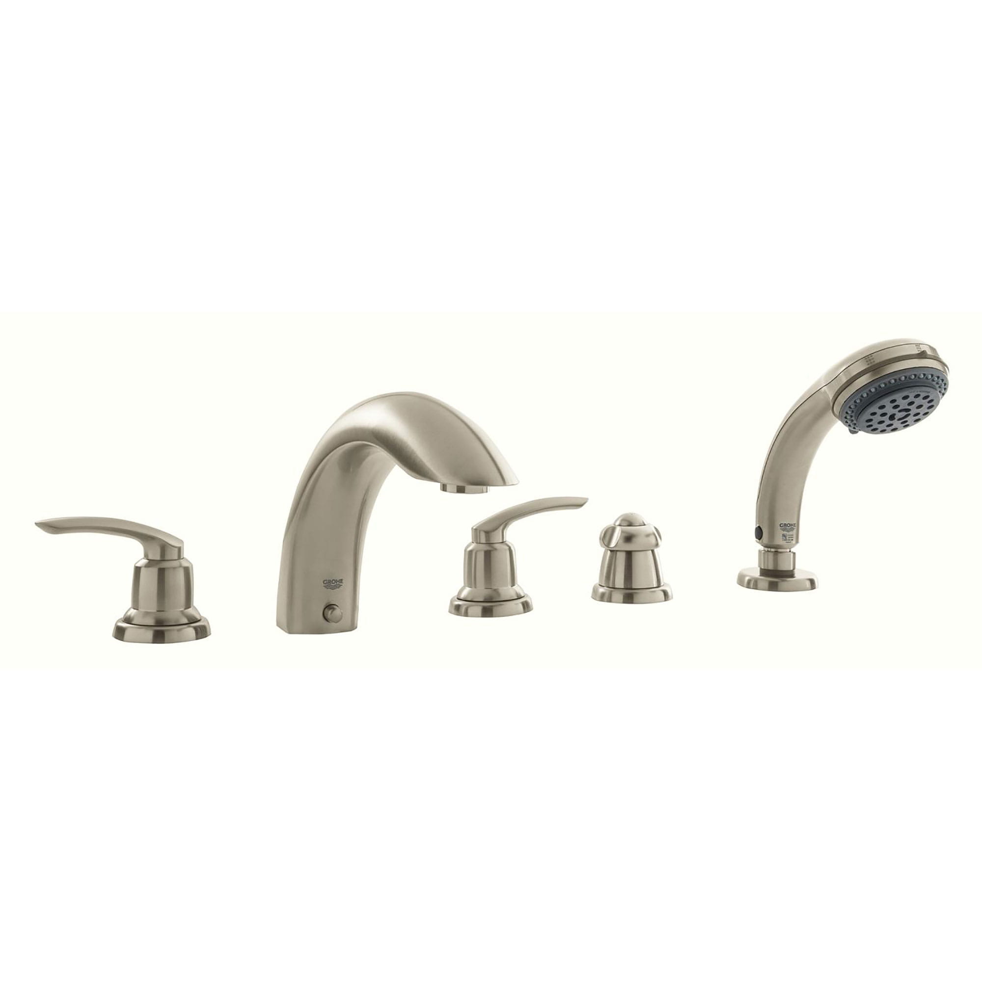 FiveHole Bathtub Faucet with Handshower